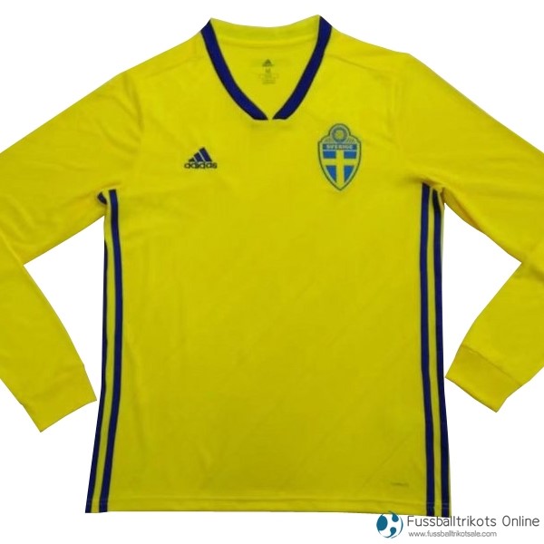 Schweden Trikot Heim ML 2018 Fussballtrikots Günstig